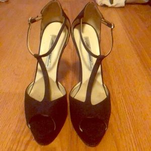 Brian Atwood Peep-Tie Stilettos (Eur Sz.38)